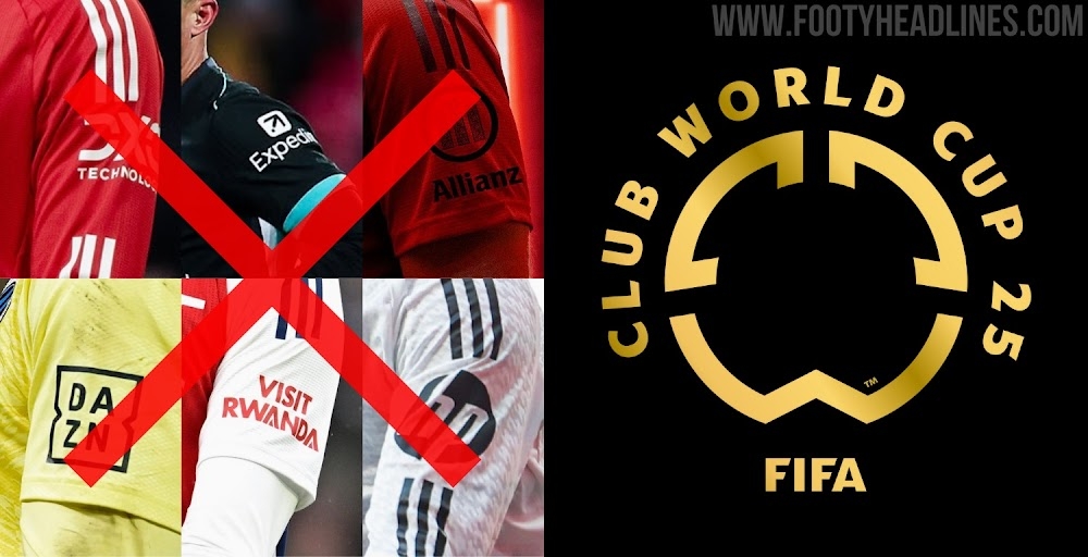 FIFA不允許世俱杯球隊(duì)有袖標(biāo)贊助，需貼上世俱杯徽標(biāo)