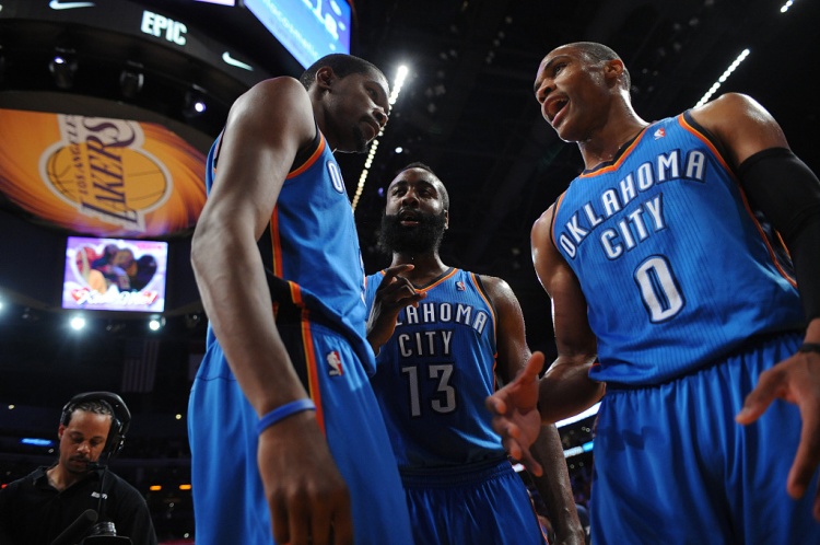 雷霆三少得分全部進入歷史前20！他們是NBA歷史最大的如果嗎？
